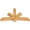 Ekena Millwork Davenport Rough Sawn Timber Gable Bracket, Western Red Cedar, 72"W x 42"H x 6"D x 6"F, 14/12 Pitch GBW072X42X0606DAV00RWR - alternate 3